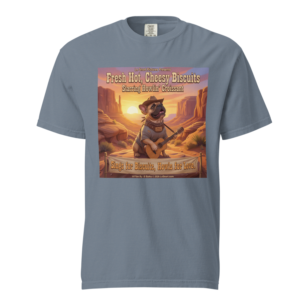 Lesnort - Fresh Hot, Cheesy Biscuits – Starring Howlin’ Croissant Tee