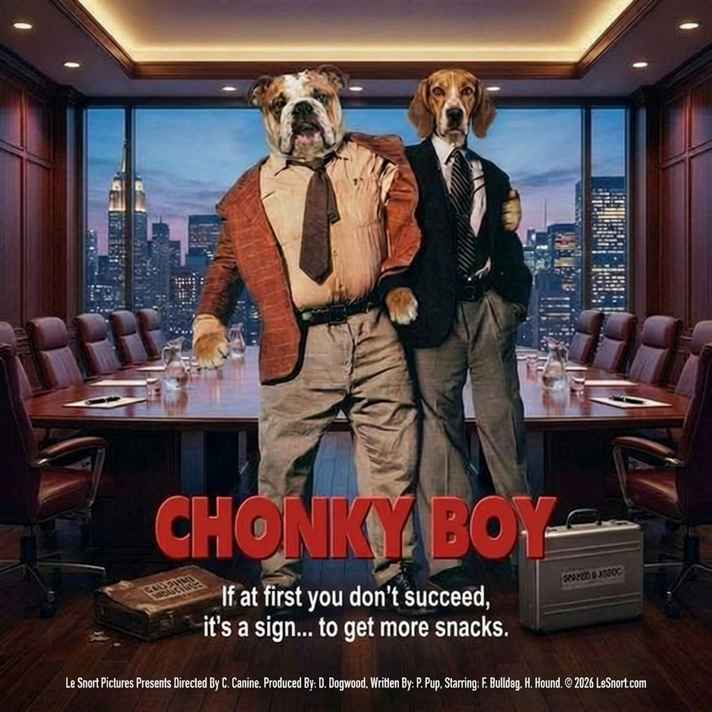 Lesnort - "Chonky Boy" Corporate Snacks Graphic T-Shirt