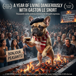 Lesnort - "Living Dangerously" Gaston Firewalk Mockumentary T-Shirt