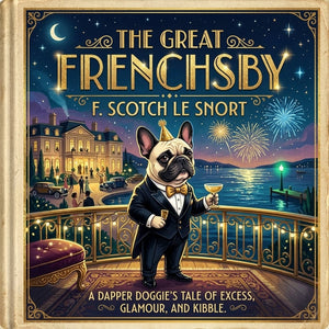 Lesnort - "The Great Frenchsby" Vintage Book Cover Graphic Tee