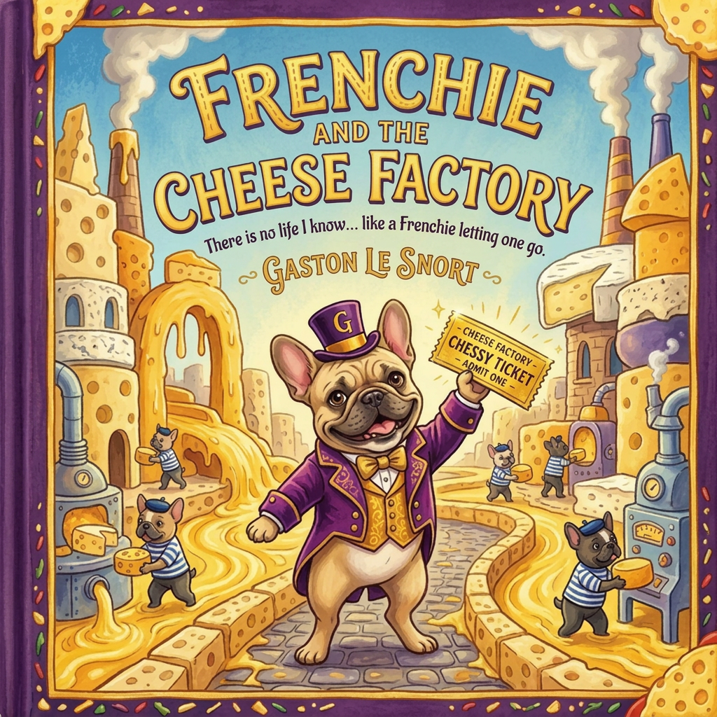Lesnort - "Frenchie and the Cheese Factory" Funny Parody Graphic Tee